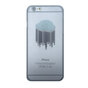 Robuste transparente Wolkenh&uuml;lle iPhone 6 6s Hardcase Barcode transparenter Regen