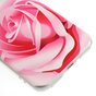 Rosa Rose TPU H&uuml;lle iPhone 7 8 SE 2020 SE 2022 klare H&uuml;lle Blumenh&uuml;lle