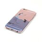 Transparente Pinguinh&uuml;lle iPhone 6 6s TPU Silikonh&uuml;lle Meer transparent blau