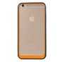 Hybrid stossfeste H&uuml;lle iPhone 6 6s Schwarz Orange Transparent