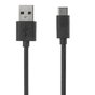 Ladekabel USB C zu USB A Kabel Schwarz gef&auml;rbt
