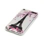 Paris rosa Bl&uuml;te transparent iPod Touch 5 6 7 TPU Silikonh&uuml;lle