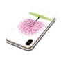 Rosa Blumenbaum iPhone X XS Fall Bl&uuml;te TPU Fall