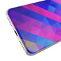Blaues lila Dreieck iPhone 7 8 SE 2020 SE 2022 Hardcover