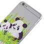 Klare Panda Bambus iPhone 6 Plus 6s Plus H&uuml;lle H&uuml;lle