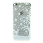 Weisse Winter Weihnachten Silikon iPhone 6 6s H&uuml;lle H&uuml;lle Abdeckung