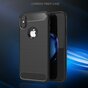 Carbon Armor H&uuml;lle f&uuml;r iPhone X XS schwarz TPU H&uuml;lle Schutz