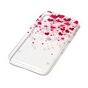 Herz Fall iPhone X XS rosa rot Fall TPU transparent