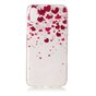 Herz Fall iPhone X XS rosa rot Fall TPU transparent