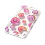 Transparente Abdeckung Donuts rosa lila iPhone X XS Abdeckung TPU
