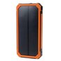 Sun wiederaufladbare orange schwarz Power Bank 10000 mAh Outdoor-Solarbatterie