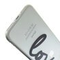 Liebesh&uuml;lle iPhone 7 8 SE 2020 SE 2022 Abdeckung anmutig transparente TPU-H&uuml;lle