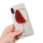 Transparente Hartschalen-Weinh&uuml;lle f&uuml;r iPhone X XS Cover