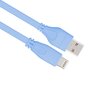 MOMAX MFi Lightning Cable 1 Meter - Blaues Ladekabel