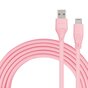 MOMAX MFi Lightning USB-Kabel 1 Meter - Rosa Ladekabel