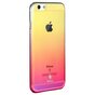 Baseus Glaze Transparent Gradient H&uuml;lle f&uuml;r iPhone 6 6s H&uuml;lle - Yellow Pink Transparent