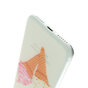 Softeis iPhone 7 8 SE 2020 SE 2022 TPU H&uuml;lle - Pink White klares Eis