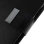 Mercury Wallet Leder Brieftasche TPU H&uuml;lle iPhone X XS - B&uuml;cherregal Schwarz
