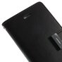 Mercury Wallet Leder Brieftasche TPU H&uuml;lle iPhone 6 6s - B&uuml;cherregal Schwarz