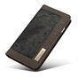 Caseme Canvas Wallet Stoffetui iPhone 6 6s B&uuml;cherregal - Ash Grey Charcoal