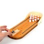 Bowlingspielgeschenk mit Marble Cones Pins - Bowlingbahnholz