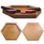 Wooden Hexagon Puzzle - Thinking Puzzle - Schwieriges Spiel und sch&ouml;n als Geschenk