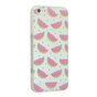 TPU Wassermelonenh&uuml;lle iPhone 5 / 5s und SE 2016 Transparente Fruchtabdeckung gr&uuml;n rosa