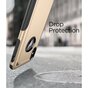 Stossfeste Pro Armor iPhone X XS H&uuml;lle - Schutzh&uuml;lle Gold - Zus&auml;tzlicher Schutz