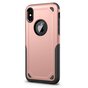 Stossfeste Pro Armor iPhone X XS H&uuml;lle - Schutzh&uuml;lle Ros&eacute;gold - Zus&auml;tzlicher Schutz