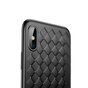 Baseus Weaving Case gewebte TPU-H&uuml;lle f&uuml;r iPhone X XS - Schwarz