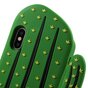 Silikon 3D Kaktus H&uuml;lle iPhone X XS H&uuml;lle - Gr&uuml;n
