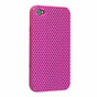Mesh iPhone 4 4S Case Lochabdeckung Hardcase - Pink