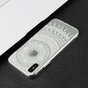 Klare Mandala iPhone X XS Hybrid TPU Hartschalenh&uuml;lle - Weiss