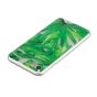 Tropische Bl&auml;tter bedecken TPU-H&uuml;lle f&uuml;r iPhone 7 8 SE 2020 SE 2022 - Transparentes Gr&uuml;n
