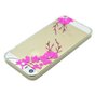 Bl&uuml;tezweig anmutige H&uuml;lle TPU H&uuml;lle iPhone 5 5s SE 2016 - Transparent Pink