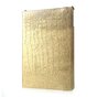 Krokodilhaut Textur Twist Cover Stand Fall iPad 2017 2018 - Gold