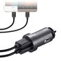 Aukey Universal Dual USB Autoladeger&auml;t 2,4 Ampere - Grau