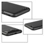 Schieberegler f&uuml;r geb&uuml;rstetes iPhone 6 Plus 6s Plus TPU Hybridgeh&auml;use - Schwarzer Standard
