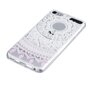 Mandala transparentes Geh&auml;usemuster TPU-Geh&auml;use iPod Touch 5 6 7 - Weiss Hellrosa