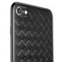 Baseus Weaving Case gewebte iPhone 6 6s TPU H&uuml;lle - Schwarz