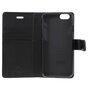 Mercury Blue Moon Bookcase Geldb&ouml;rse Kompatibel mit iPhone 6 6s H&uuml;lle - Schwarzes Leder