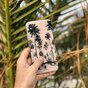 Tinystories illustrierte Palmenh&uuml;lle f&uuml;r iPhone X XS - Pink Palm Case