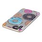 Donut Fall Geb&auml;ck TPU Fall iPhone X XS - Bunt transparent