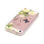 Klare Schmetterlingsg&auml;nsebl&uuml;mchen iPhone 5 5s SE 2016 TPU H&uuml;lle - Weiss Gr&uuml;n