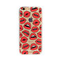 FLAVR iPlate Lippen Fall Kuss iPhone 6 6s - Rot
