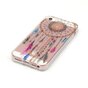 Klare Dreamcatcher iPhone 5 5s SE 2016 TPU H&uuml;lle - Braun Lila