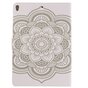 Mandala Leder Geldb&ouml;rse iPad Air 3 (2019) &amp; iPad Pro 10,5 Zoll H&uuml;lle - Weiss Standard