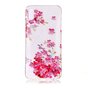 Klare iPhone XS Max Lush Blumen TPU H&uuml;lle - Pink Red