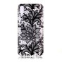 Klare Henna Blumen iPhone XS Max TPU H&uuml;lle - Schwarz