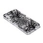 Klare Henna Blumen iPhone XS Max TPU H&uuml;lle - Schwarz